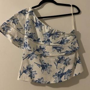 Off the shoulder floral blouse - brand new!